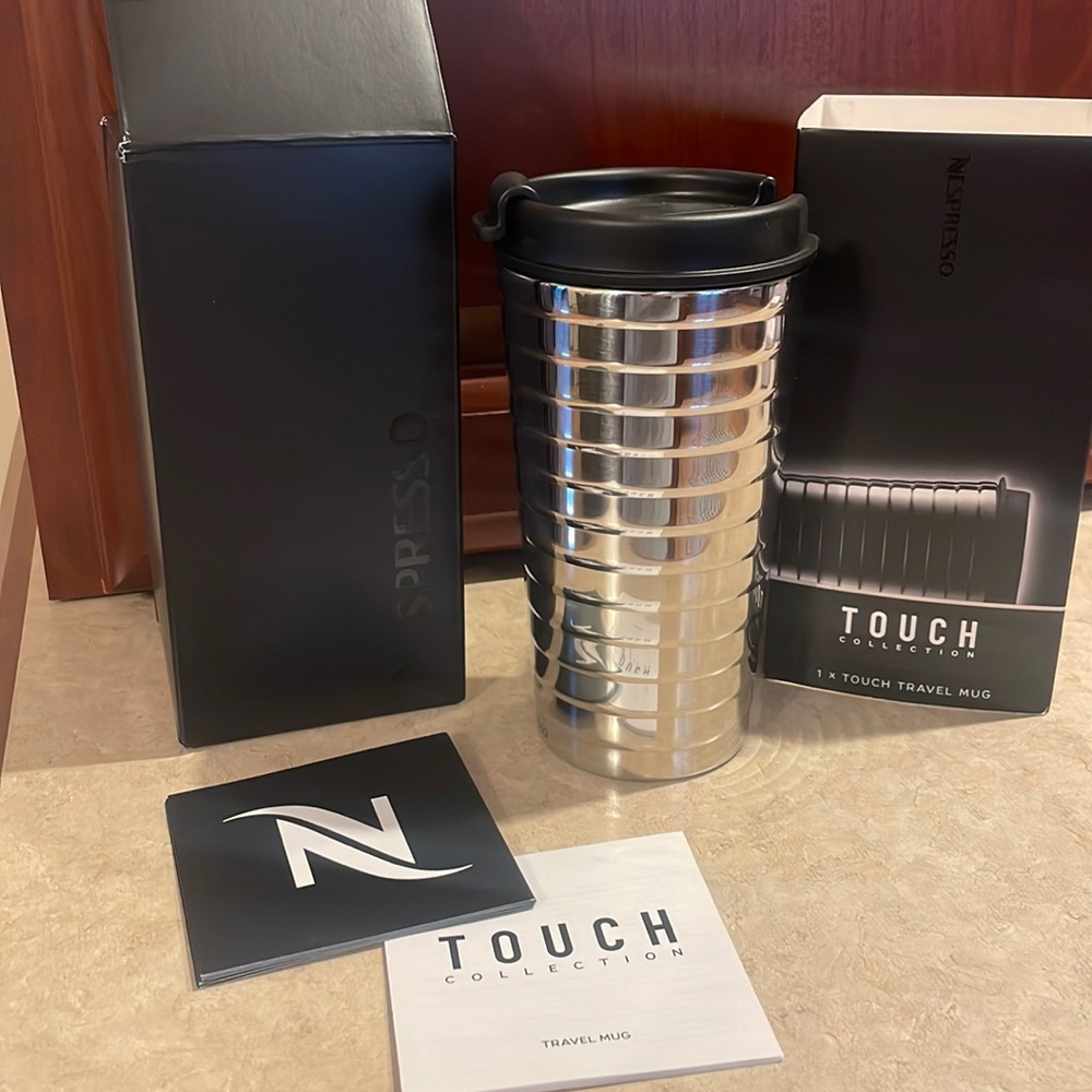Nespresso Travel Mug Sleek Design Brand New In Box